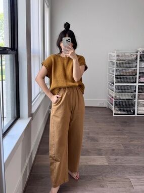 NWT Le Bon Shoppe Arc Pants in Tobacco